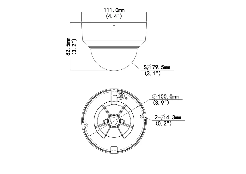 Uniview IPC324SR-ADF28KM-H 4MP HD Vandal-resistant IR Fixed Dome Network Camera