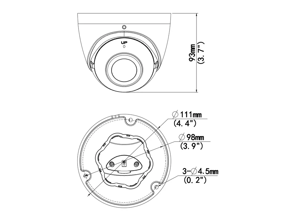 Thumbnail 4 for Uniview IPC3605SB-ADF16KM-I0 5MP HD Wide Angle Intelligent IR Fixed Eyeball Network Camera