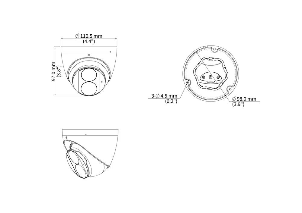 Thumbnail 5 for Uniview IPC3612SB-ADF28(40)KM-I0 2MP HD Intelligent LightHunter IR Fixed Eyeball Network Camera