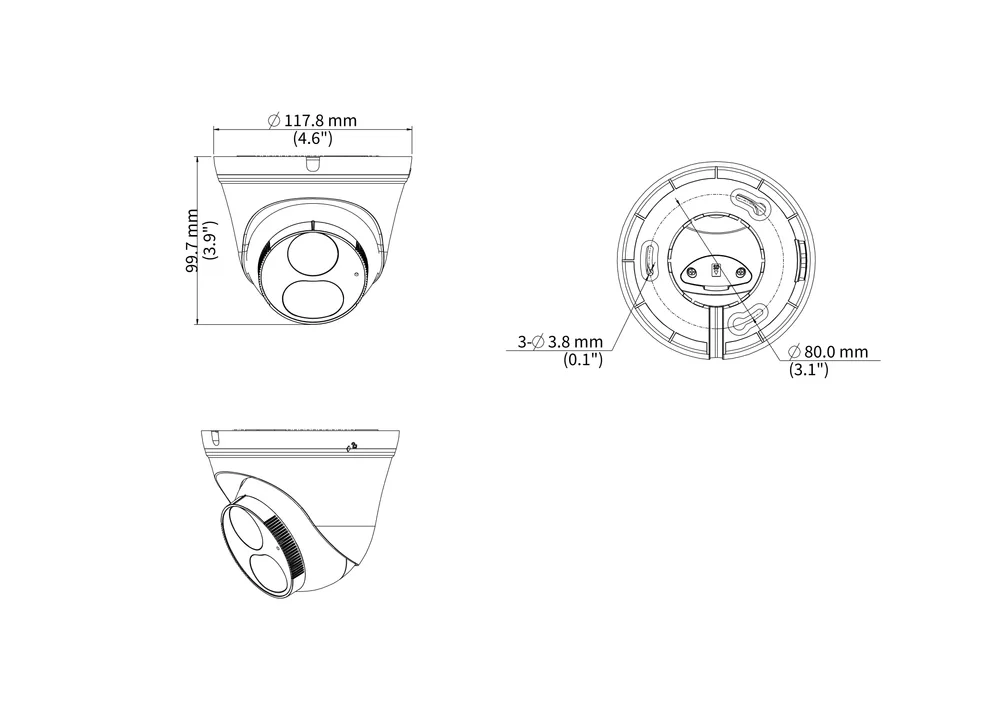 Thumbnail 4 for Uniview IPC3614LB-AF28K-DL 4MP HD ColorHunter Fixed Eyeball Network Camera