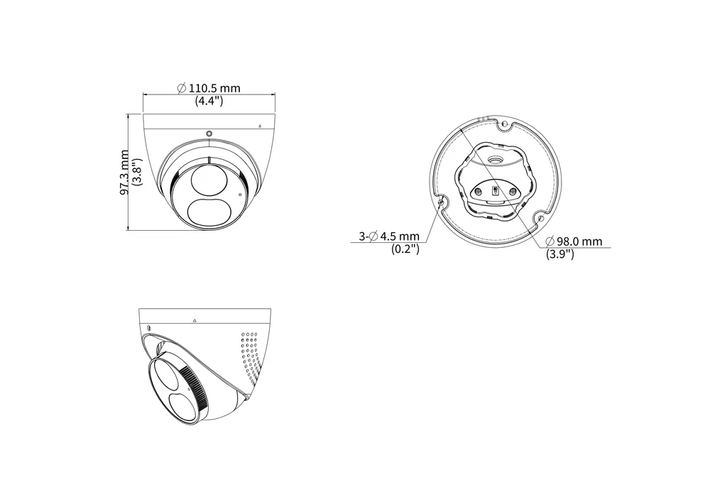 Thumbnail 4 for Uniview IPC3614SB-ADF28(40)KMC-I0 4MP HD Intelligent Light and Audible Warning Fixed Eyeball Network Camera
