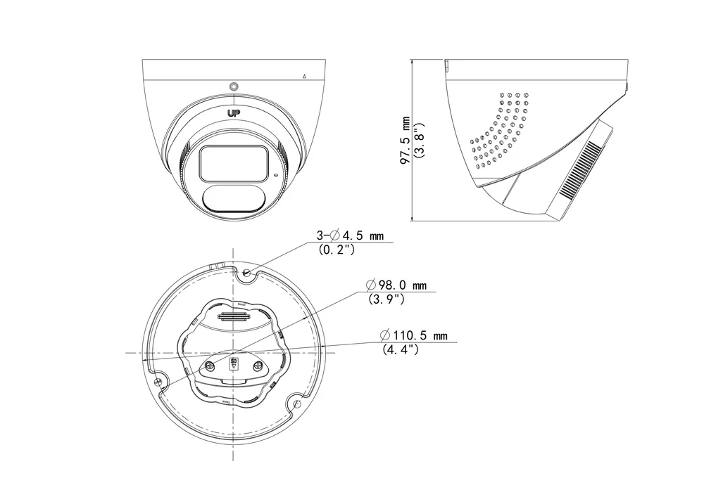 Thumbnail 4 for Uniview IPC3618SB-ADF28(40)KMC-I1 8MP HD Intelligent Light and Audible Warning Fixed Eyeball Network Camera