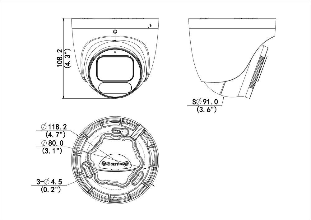 Thumbnail 5 for Uniview IPC3628SR-ADF28(40)KM-WP 8MP ColorHunter Wise-ISP Warm Light Turret Network Camera