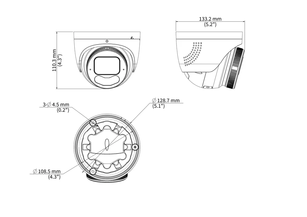 Thumbnail 4 for Uniview IPC3638SE-ADF28(40)KMC-WP-I1 8MP OwlView Plus Tri-Guard Fixed Dual-light Turret Network Camera