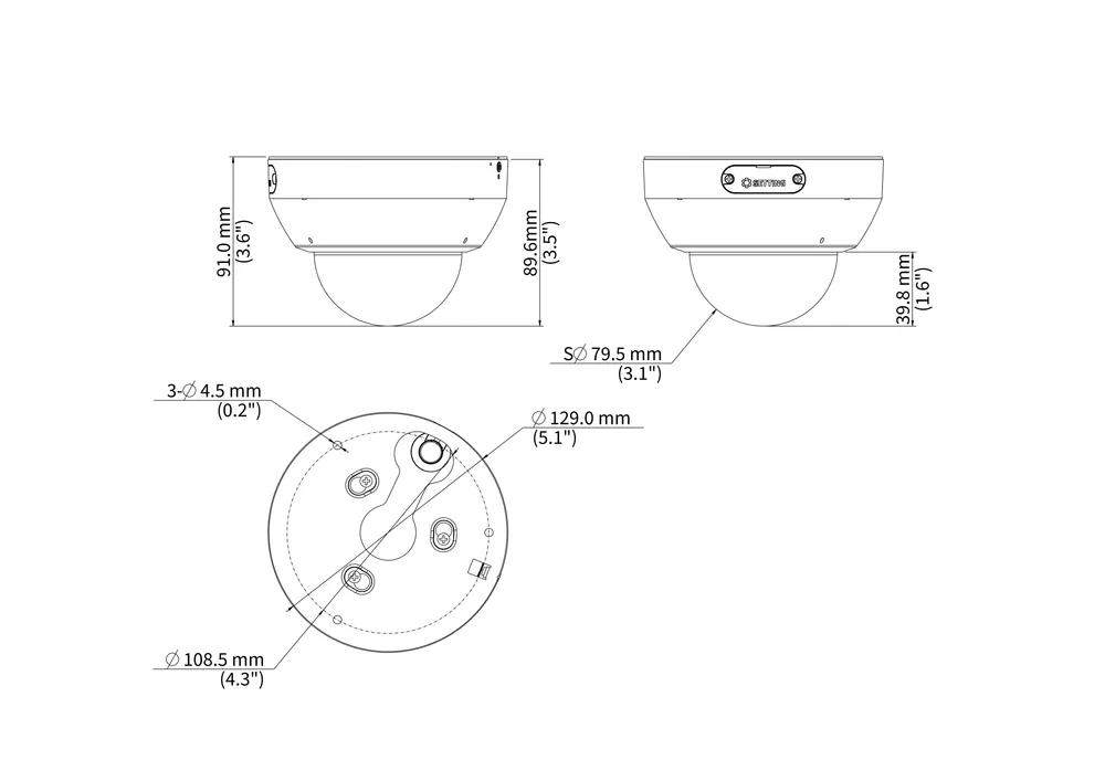Thumbnail 5 for Uniview IPC6234LR-AX5C-VG3 4MP 5X Starlight IR Network Mini PTZ Dome Camera