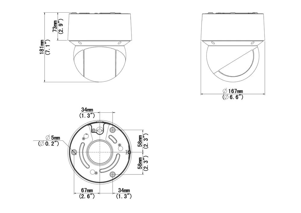 Thumbnail 4 for Uniview IPC6434LR-X16-VG1 4MP 16X LightHunter Network PTZ Dome Camera