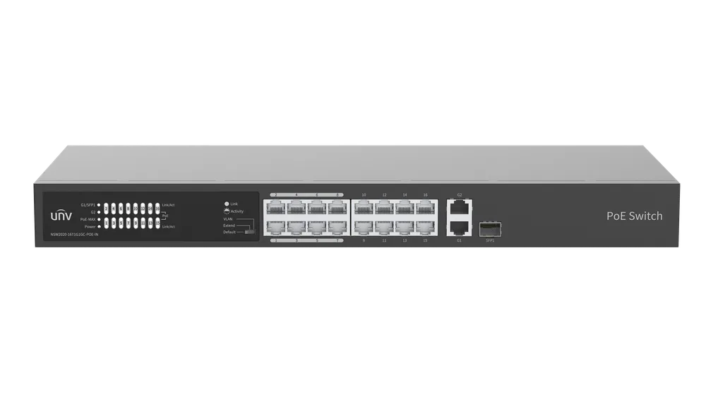 Thumbnail 3 for Uniview NSW2020-16T1GT1GC-POE-IN Ethernet POE Switches