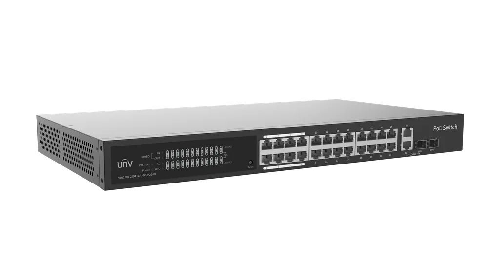 Thumbnail 4 for Uniview NSW2100-25GT1GP1GC-POE-IN Lite Cloud Managed Gigabit Ethernet PoE Switch