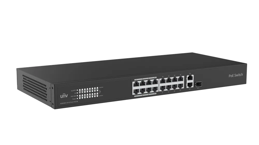 Thumbnail 4 for Uniview NSW3000-16T1GT1GC-POE-IN Cloud Managed Ethernet PoE Switch
