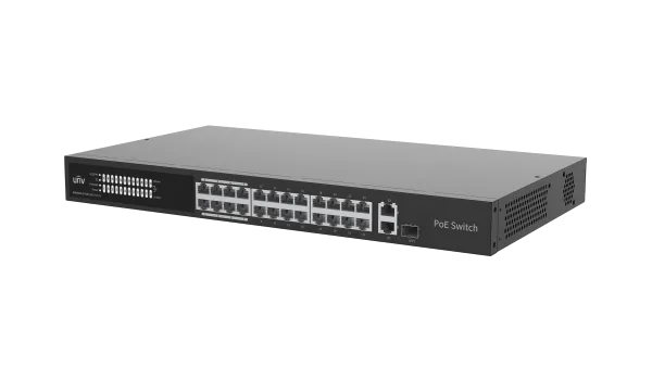 Uniview NSW3000-24T1GT1GC-LPOE-IN Cloud Managed Ethernet Low Power PoE Switch