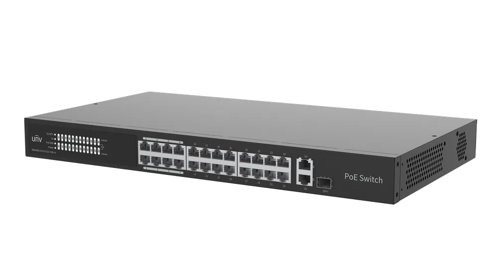 Thumbnail 2 for Uniview NSW3000-24T1GT1GC-POE-IN Cloud Managed Ethernet PoE Switch