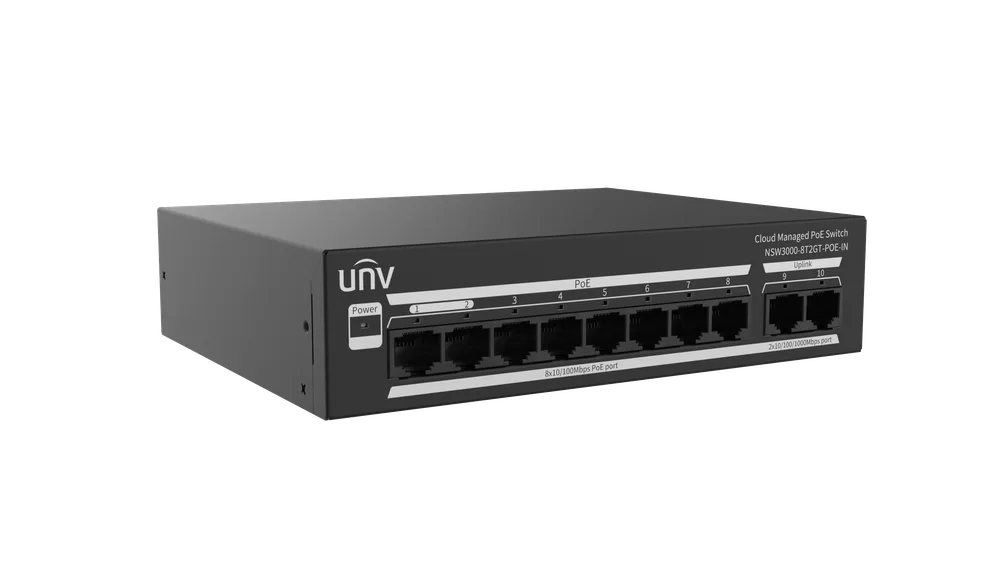 Thumbnail 4 for Uniview NSW3000-8T2GT-POE-IN Cloud Managed Ethernet PoE Switch
