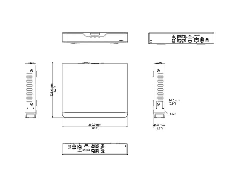Uniview NVR301-B-P-IQ Series Network Video Recorder