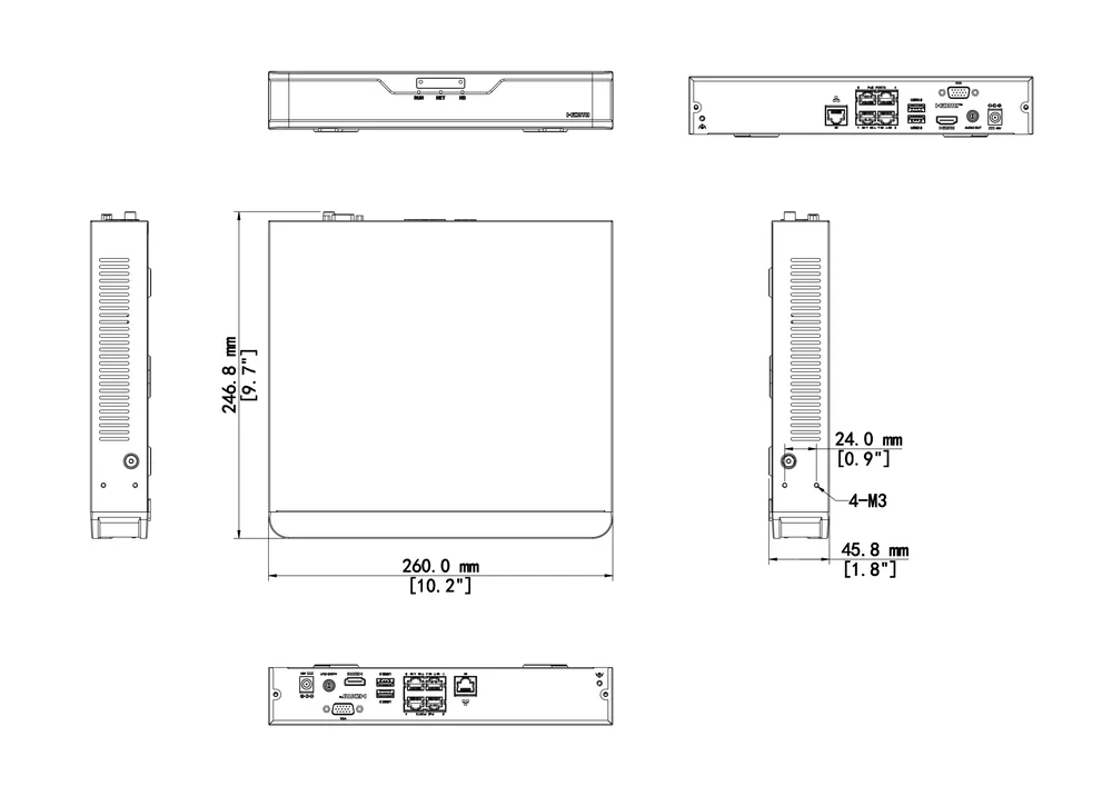 Thumbnail 5 for Uniview NVR301-S3-P Series Network Video Recorder