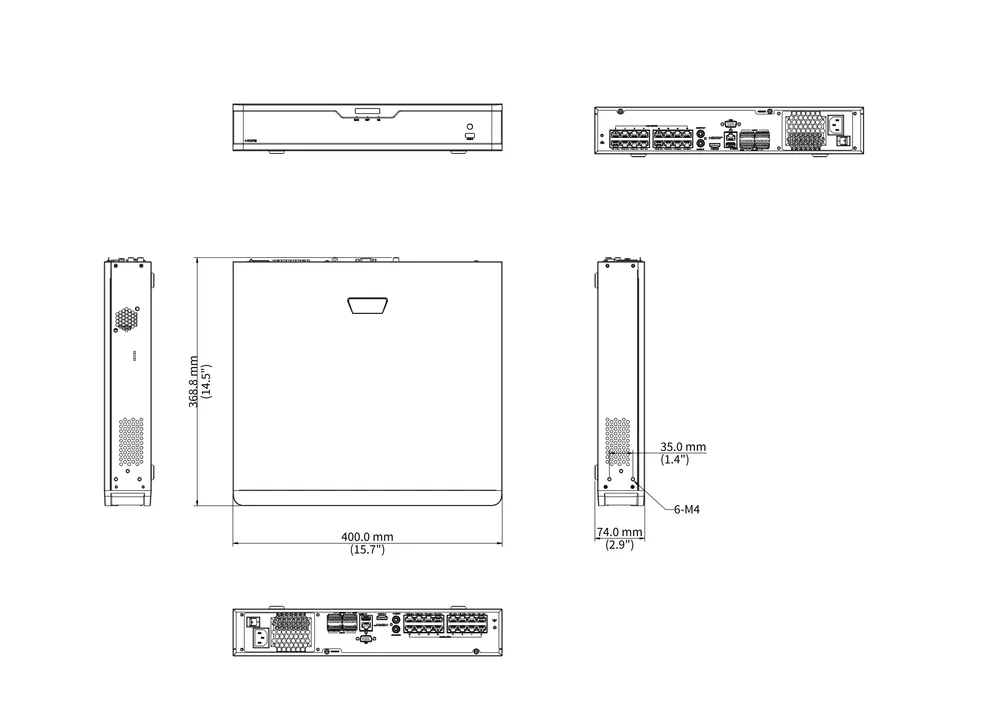 Thumbnail 5 for Uniview NVR304-B-P16-IQ Series Network Video Recorder