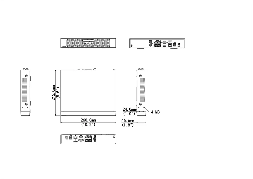 Uniview NVR501-B-P-IQ Series Network Video Recorder