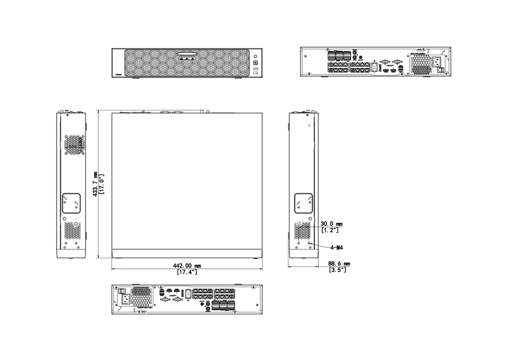 Uniview NVR504-E-P-IQ Series Network Video Recorder