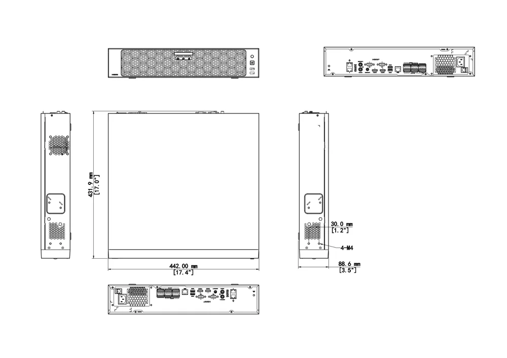 Uniview NVR508-E-IQ Series Network Video Recorder