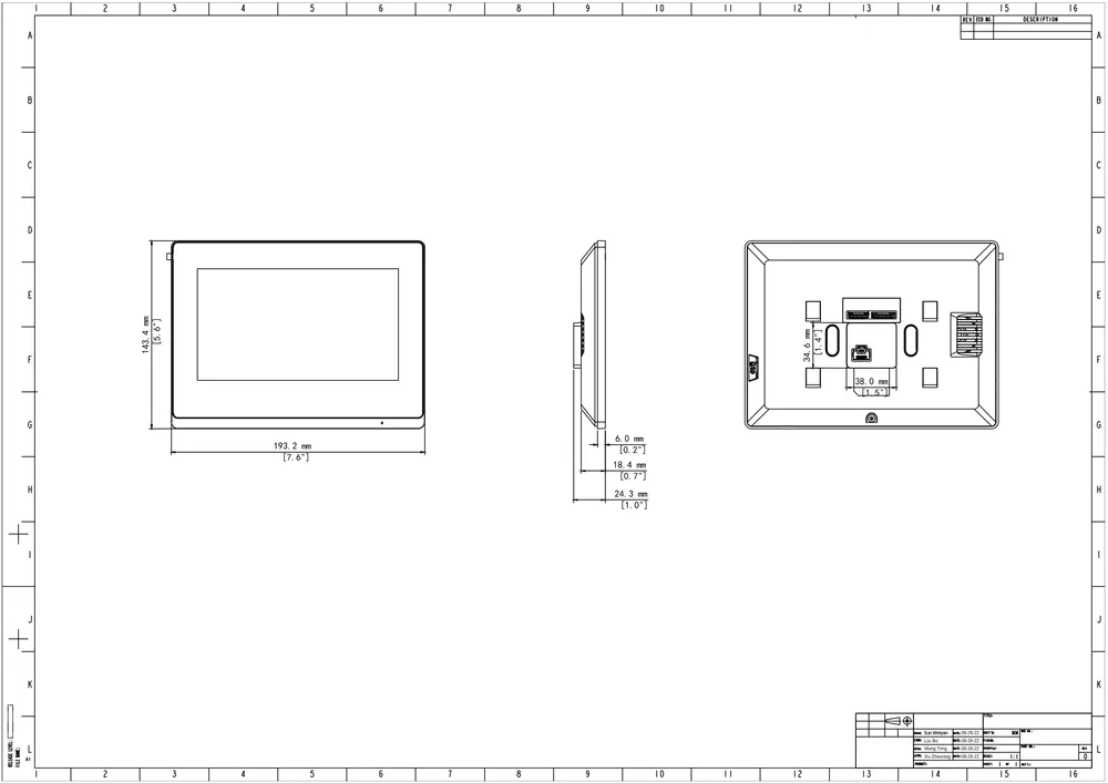 Uniview OEI-371S-H-W Indoor Station