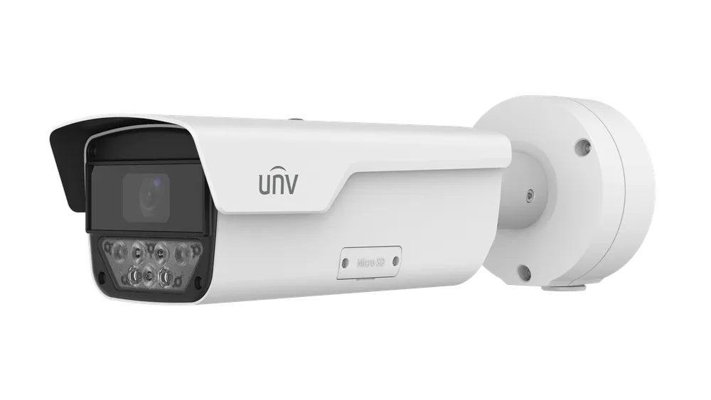 Uniview PKC2641-Z80-(IR)-P 4MP LPR Bullet Camera (8 to 32mm PoE H.265 warm light(IR))