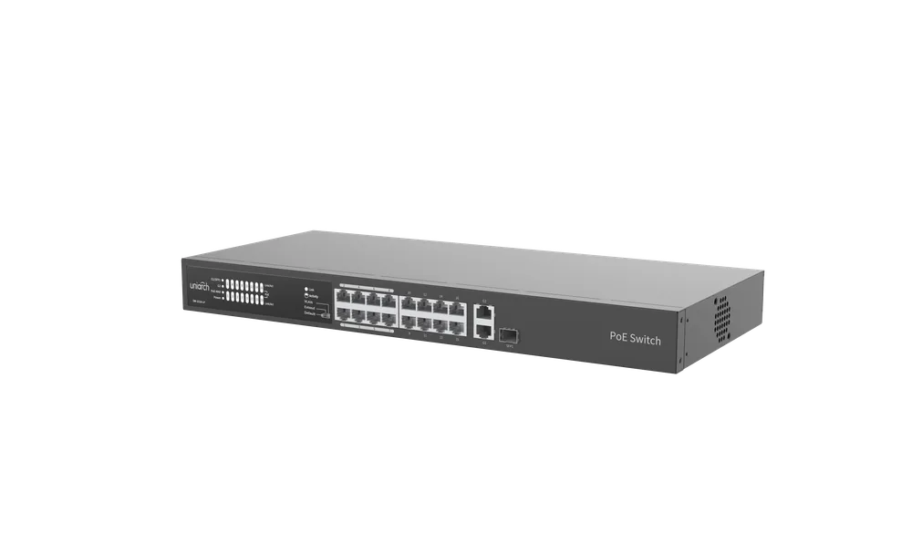 Thumbnail 2 for Uniview Uniarch 16PoE Low Power Switch (SW-2218-LP)