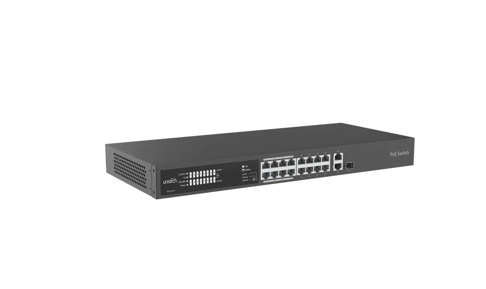 Thumbnail 4 for Uniview Uniarch 16PoE Low Power Switch (SW-2218-LP)