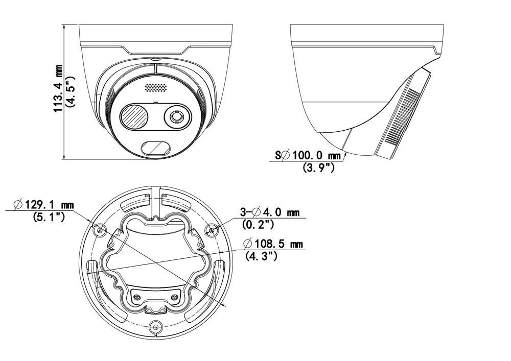 Thumbnail 4 for Uniview TIC3612SA-F7-4F6AC-I1 Thermal & Optical Bi-spectrum Network Dome Camera