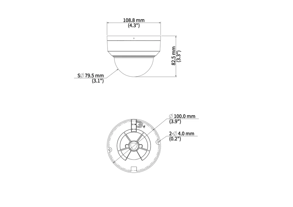 Thumbnail 3 for Uniview UAC-D122-APF28M 2MP LightHunter PoC Fixed IR Dome Analog Camera