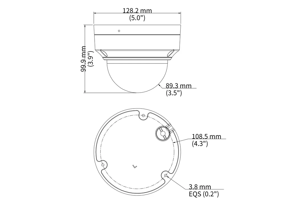 Thumbnail 4 for Uniview UAC-D312-ADPZMS 2MP LightHunter PoC VF IR Dome Analog Camera