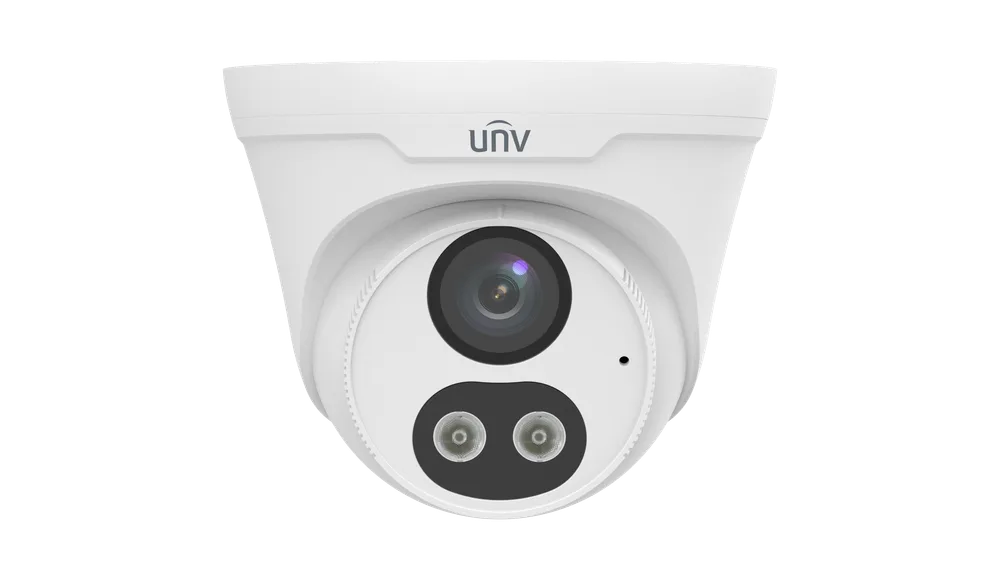 Thumbnail 2 for Uniview UAC-T142-ACF28(40)LM-DL 2MP Fixed Two-way Audio & Active Deterrence Dual-light Turret Analog Camera