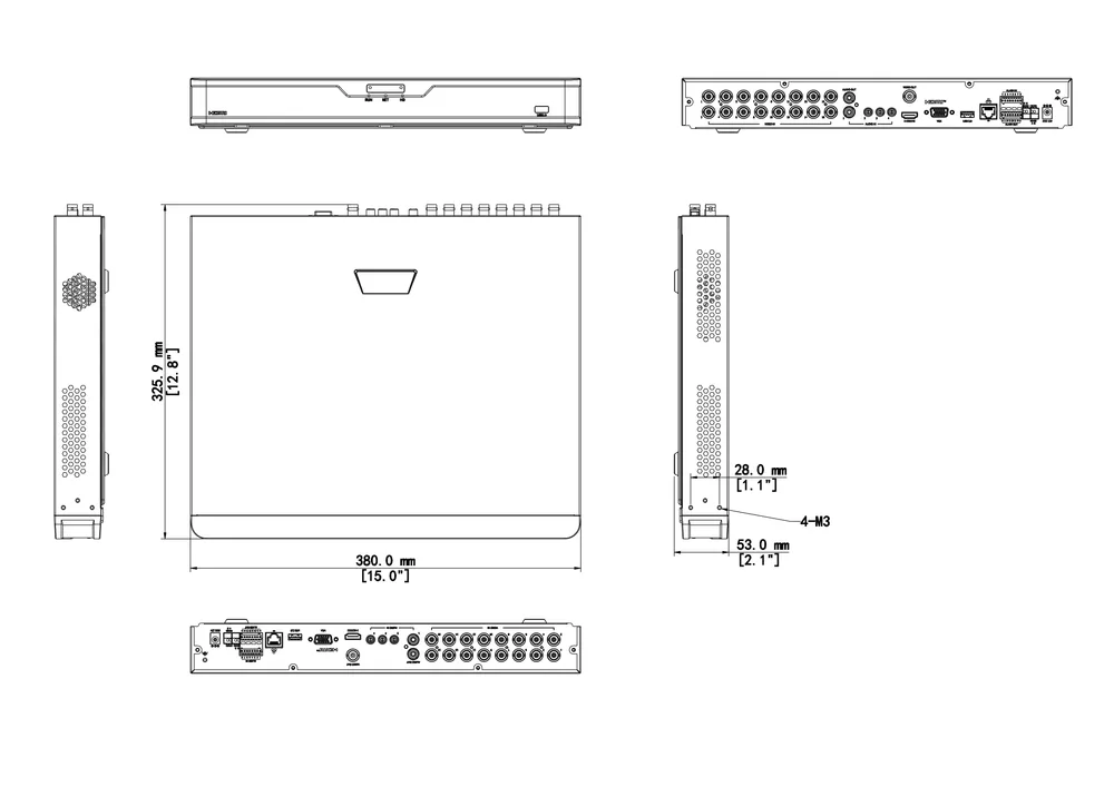 Uniview XVR302-16U3 Digital Video Recorder