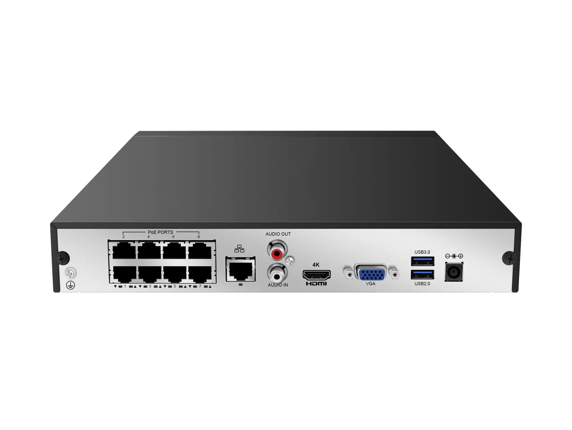 Thumbnail 2 for IDS CCTV 4-Camera 8MP 4K AI Color Night Vision PoE Security System with NVR & 2TB WD Purple HDD